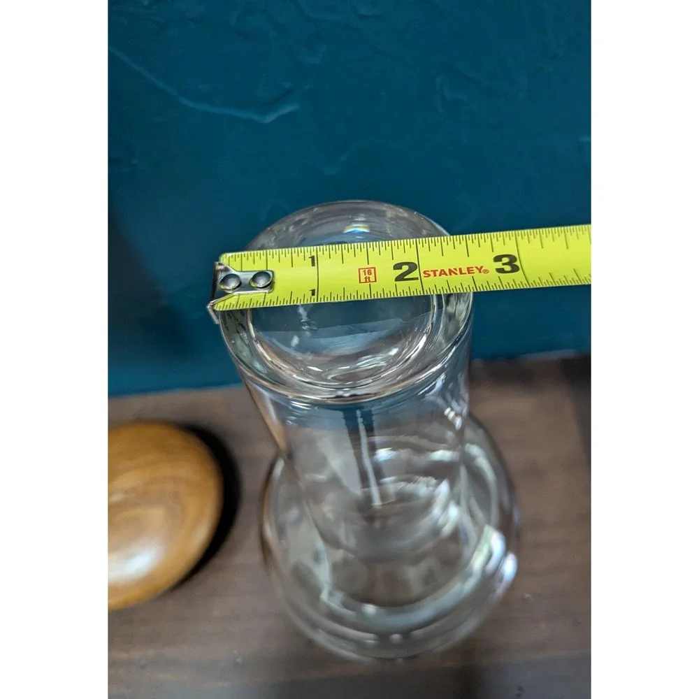 Vintage Glass Ice Insert 9 1/4
